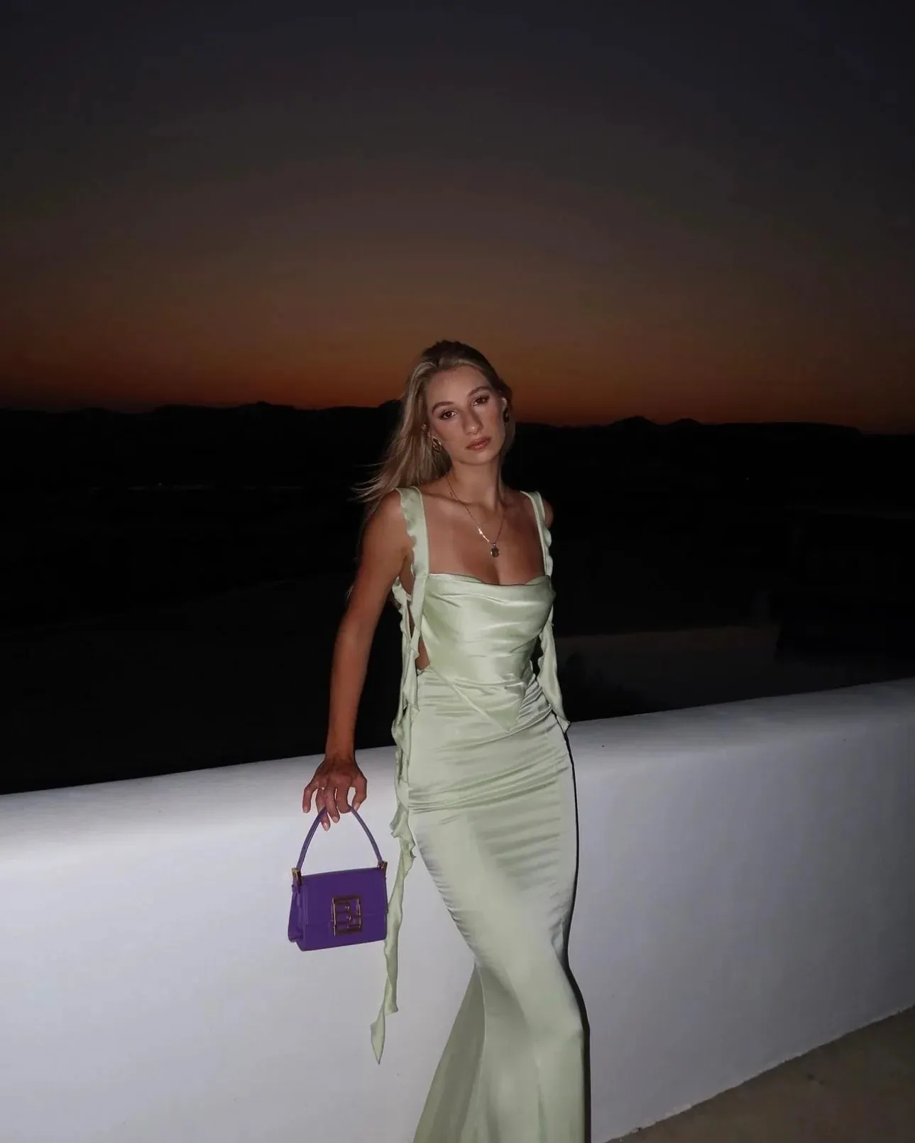 Caroline Dress - Light Green