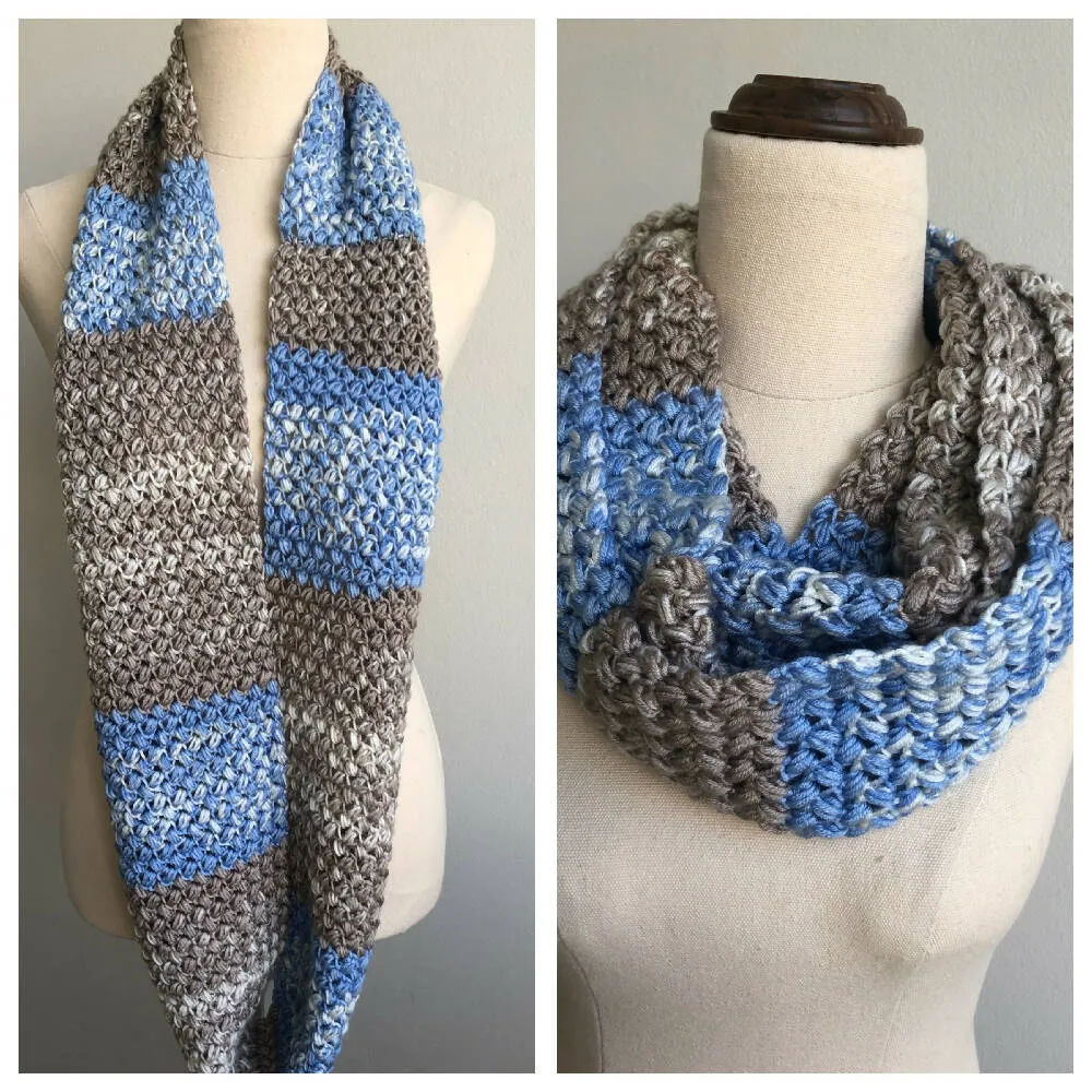 Coffee Bean Infinity Scarf