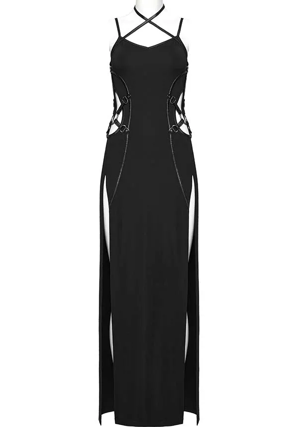 Jezebel | HIGH CUT MAXI DRESS