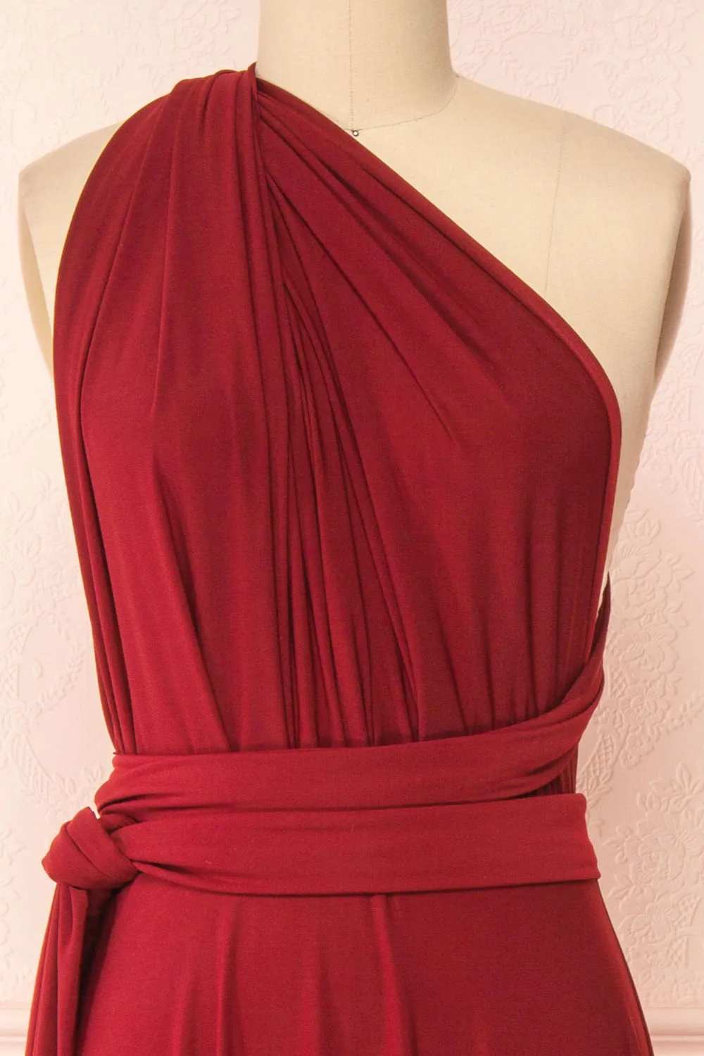 Kilda Burgundy | Convertible Maxi Dress