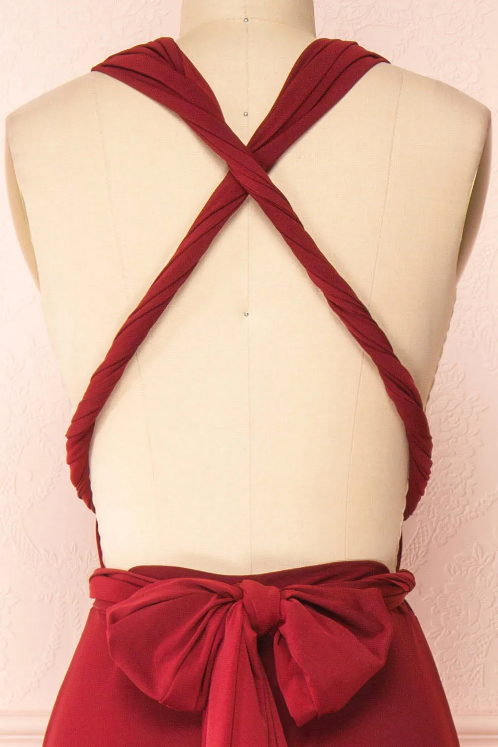 Kilda Burgundy | Convertible Maxi Dress