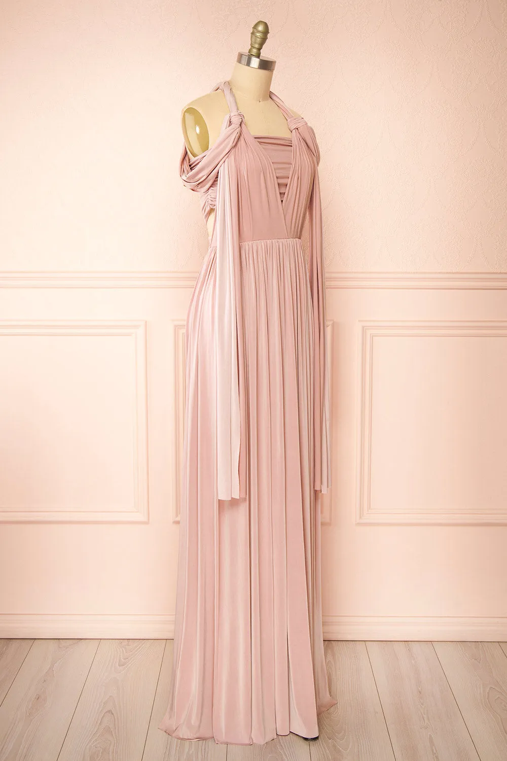 Kilda Mauve | Convertible Maxi Dress