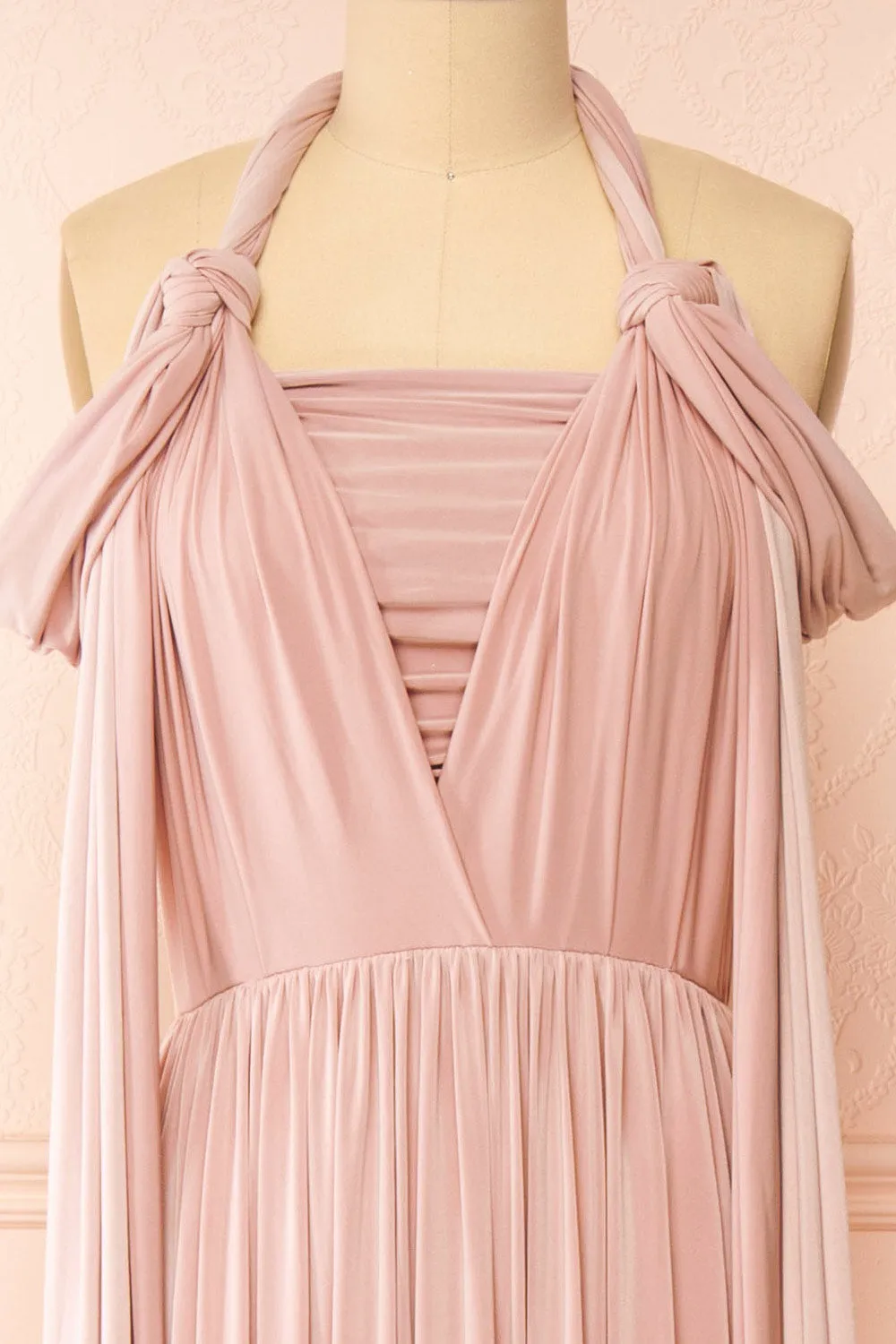 Kilda Mauve | Convertible Maxi Dress