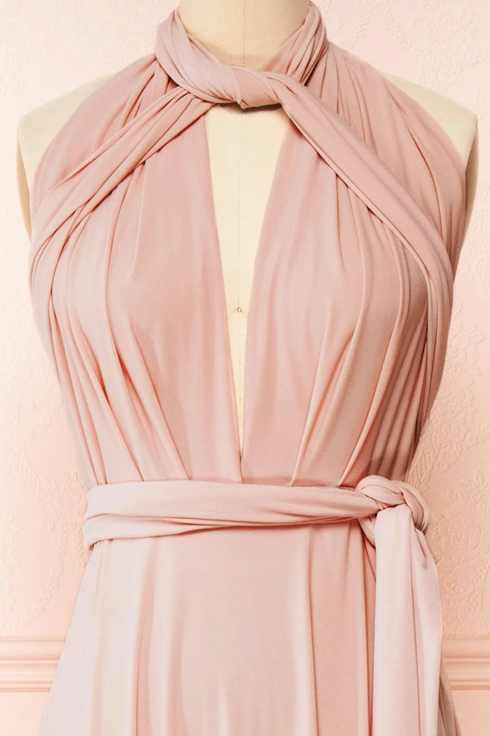 Kilda Mauve | Convertible Maxi Dress
