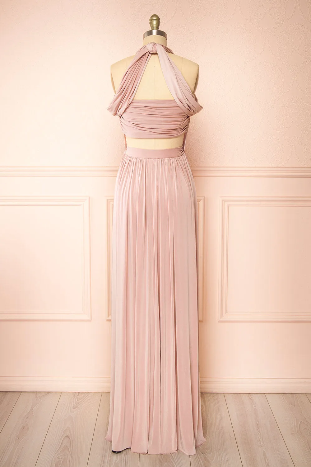 Kilda Mauve | Convertible Maxi Dress