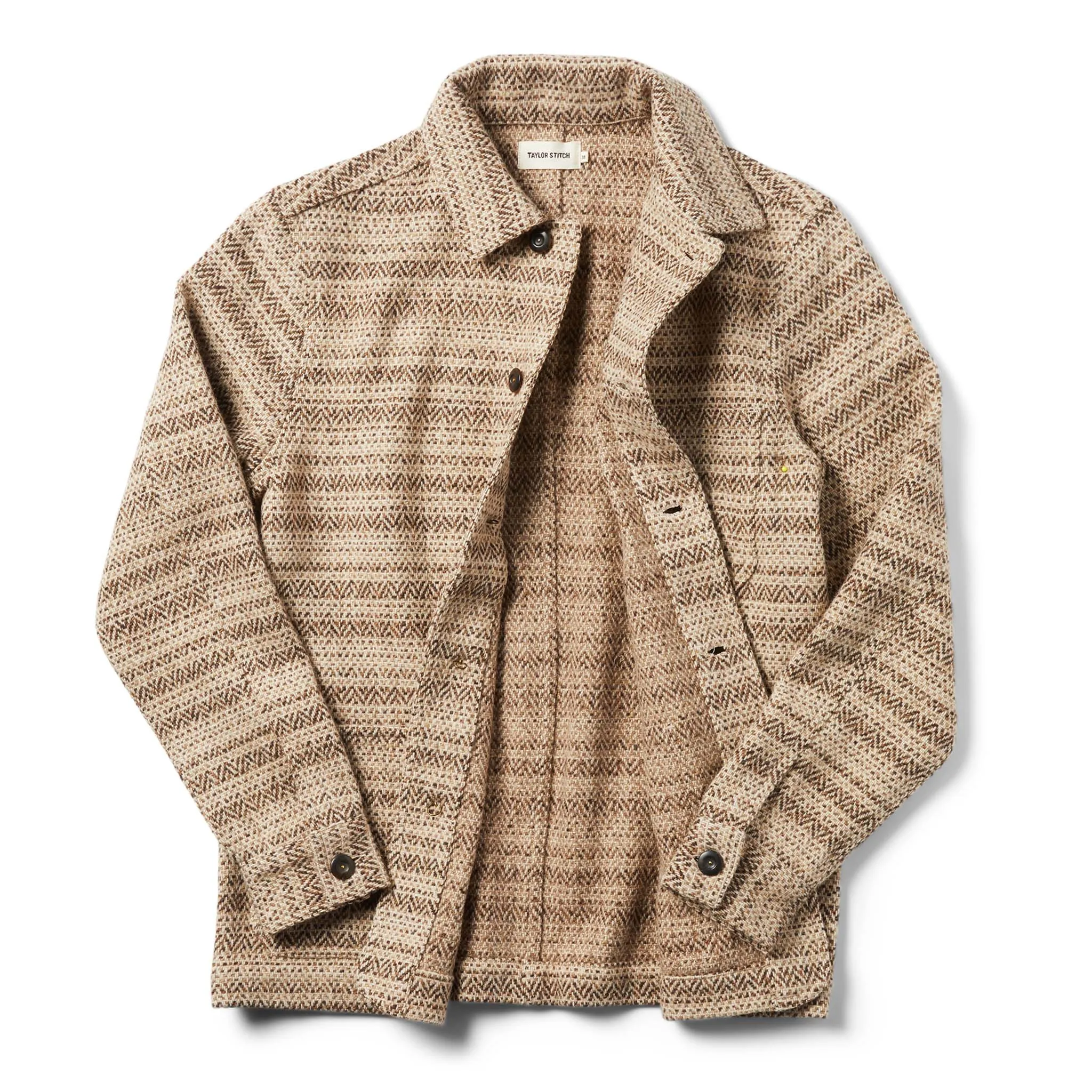 The Ojai Jacket in Espresso Herringbone Wool