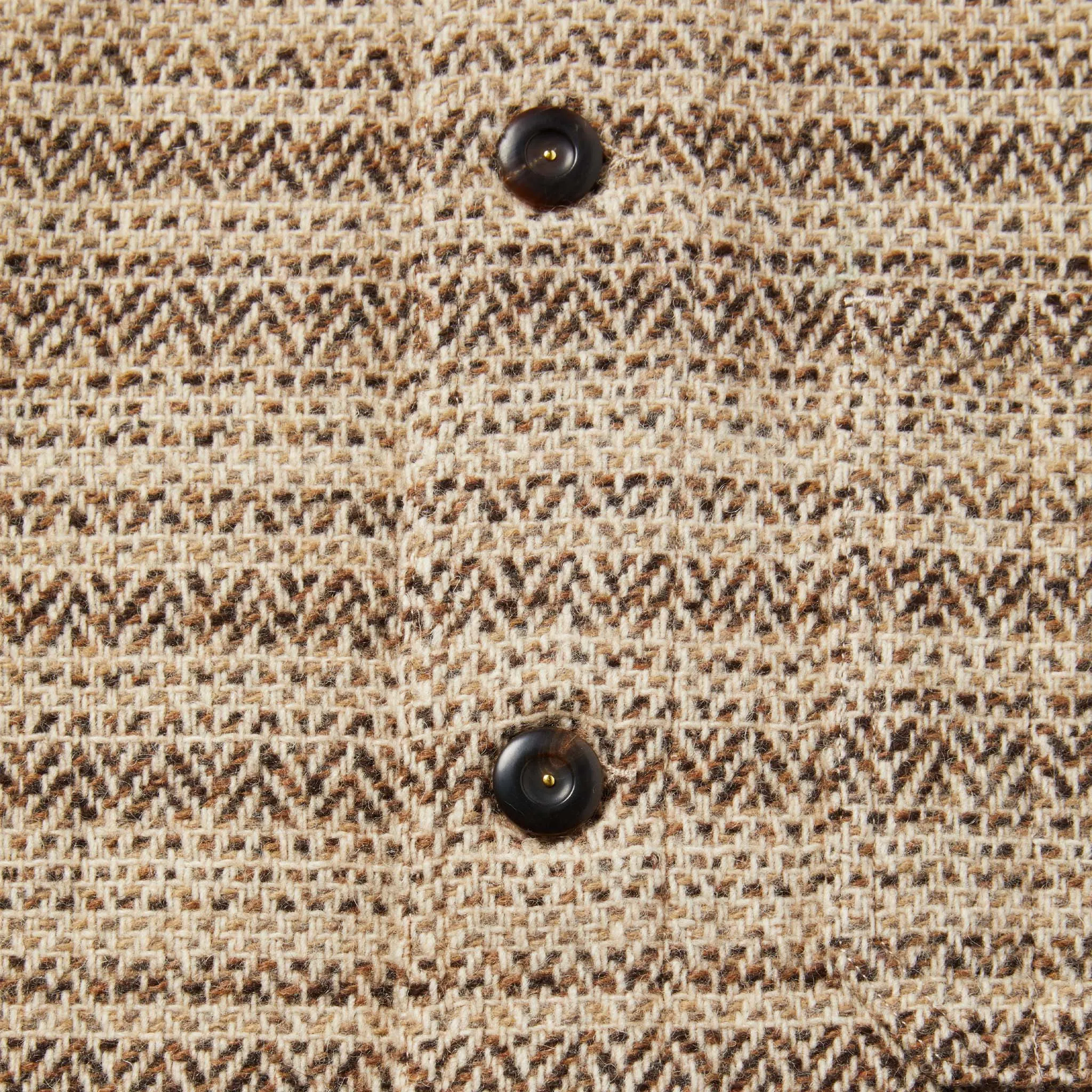 The Ojai Jacket in Espresso Herringbone Wool