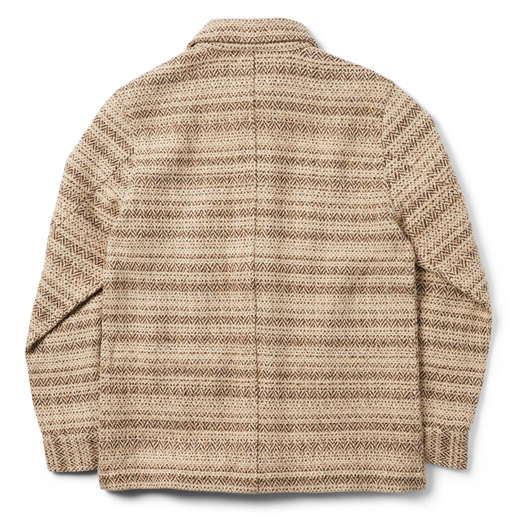 The Ojai Jacket in Espresso Herringbone Wool